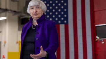 Janet Yellen, secretária do Tesouro dos EUA (Alyssa Pointer/Bloomberg)