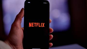 O logotipo da Netflix em um smartphone (Gabby Jones/Bloomberg)
