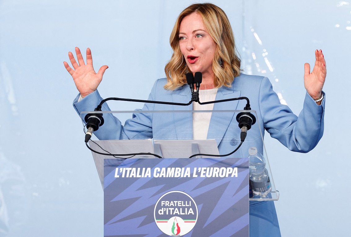 La primera ministra italiana, Giorgia Meloni, se presentará a las elecciones de la Unión Europea