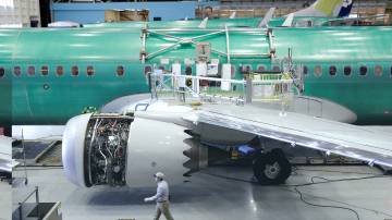 Avião 737 MAX-9 da Boeing na fábrica em Renton, Washington, EUA 13/02/2017 REUTERS/Jason Redmond
