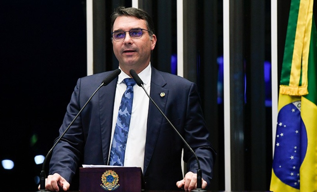 O senador Flávio Bolsonaro (PL-RJ), filho do ex-presidente Jair Bolsonaro (PL) (Foto: Jefferson Rudy/Agência Senado)