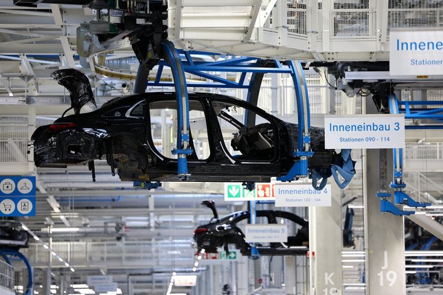 Fábrica da Mercedes-Benz em Sindelfingen, Alemanha 04/03/2024. REUTERS/Wolfgang Rattay/File Photo