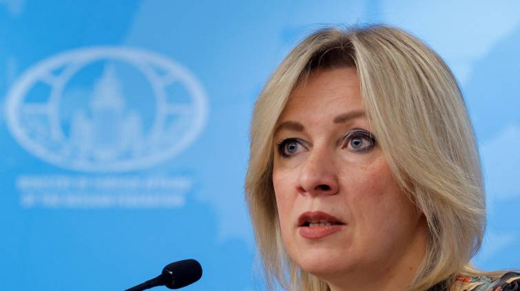 Porta-voz do Ministério das Relações Exteriores da Rússia Maria Zakharova em Moscou (REUTERS/Maxim Shemetov)