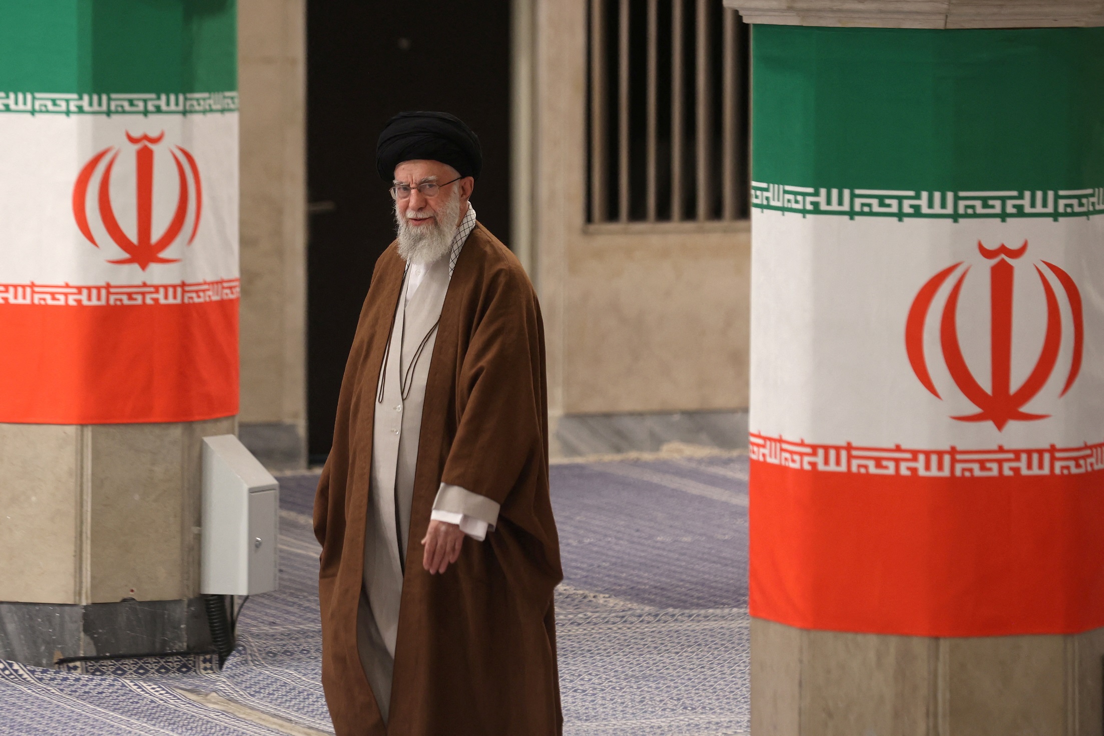 Líder supremo do Irã, aiatolá Ali Khamenei, em Teerã 10/05/2024 Majid Asgaripour/WANA (West Asia News Agency) via REUTERS