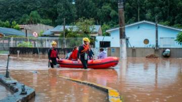 Fortes chuvas e inundações levam caos ao Rio Grande do Sul (Foto: Prefeitura de Esteio/RS)