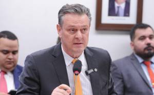 O ministro Carlos Fávaro em audiência publica na Câmara (Renato Araujo/Câmara dos Deputados)