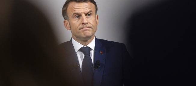 Emmanuel Macron (Nathan Laine/Bloomberg)