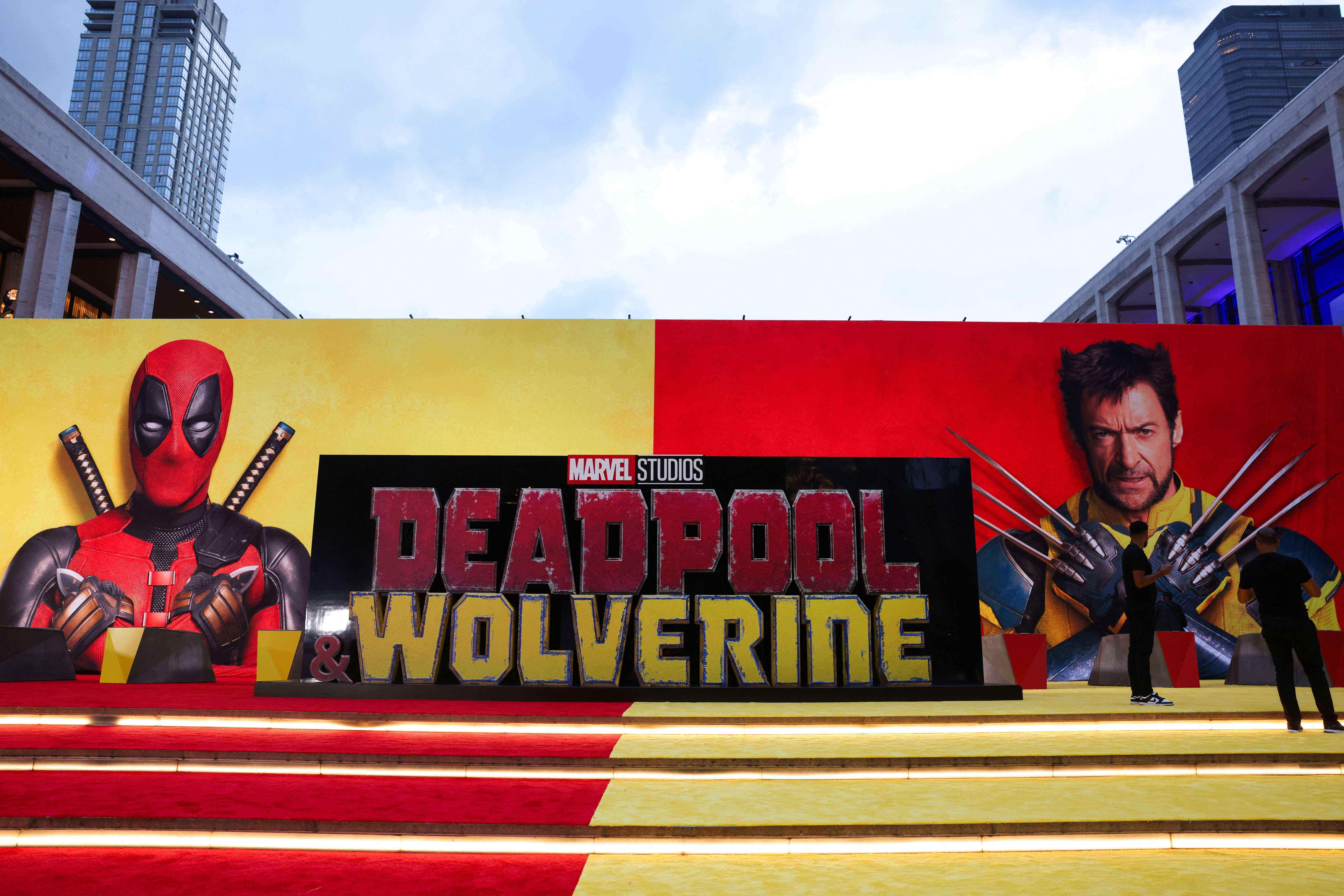 Evento do filme "Deadpool & Wolverine" em Nova York - 22/7/2024 (Foto: Caitlin Ochs/Reuters)