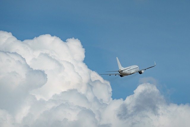 Avião no céu