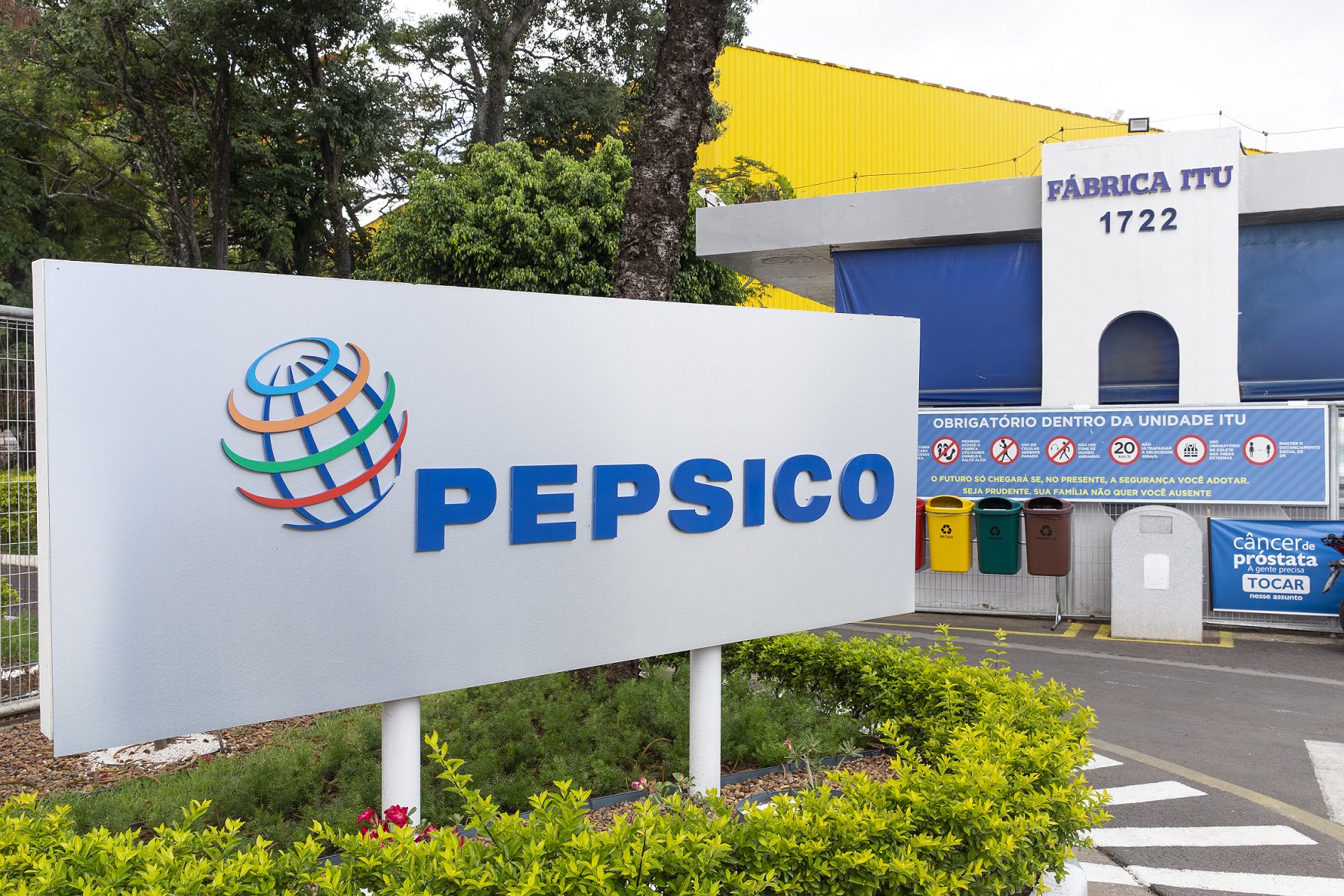 Fábrica da Pepsico - fachada em Itu