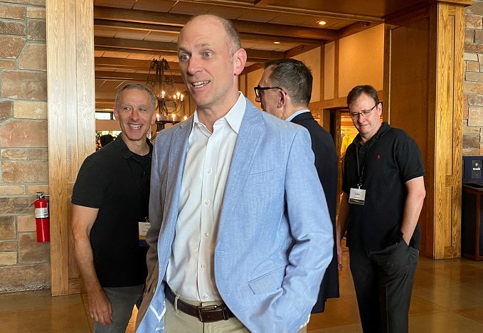 Presidente do Federal Reserve de Chicago, Austan Goolsbee, em Jackson Hole, Wyoming, EUA
24/08/2023
REUTERS/Ann Saphir