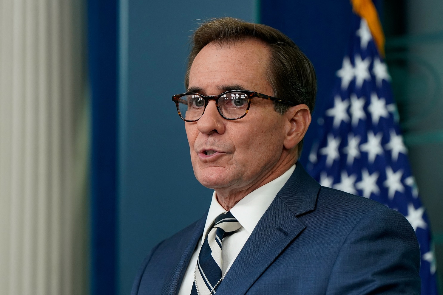 John Kirby em Washington 25/7/2024 REUTERS/Elizabeth Frantz
