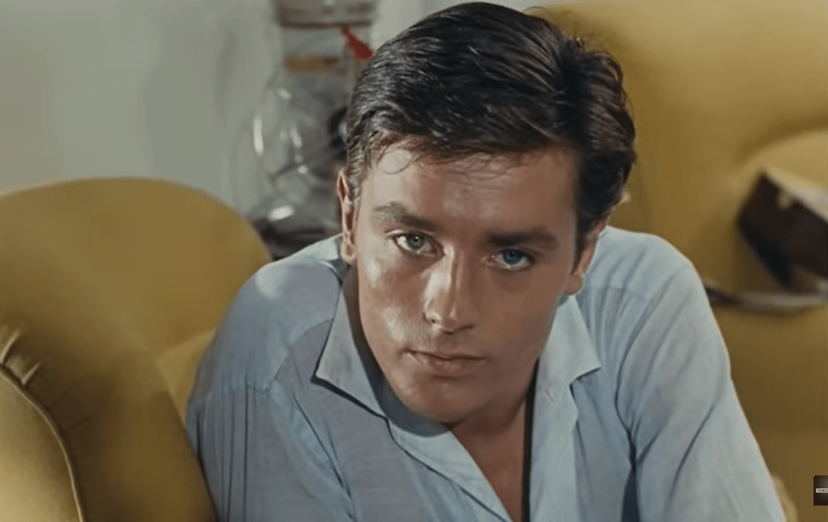 Alain Delon em cena do filme Plein Soleil, de 1960