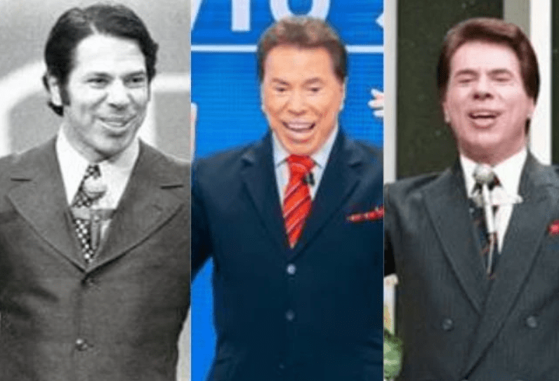 Silvio Santos em três épocas