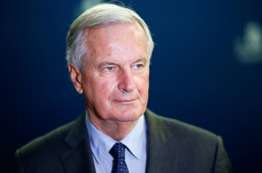 Michel Barnier em Paris