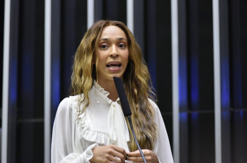 Erika Hilton (PSOL-SP), deputada federal (Foto: Zeca Ribeiro/Câmara dos Deputados)