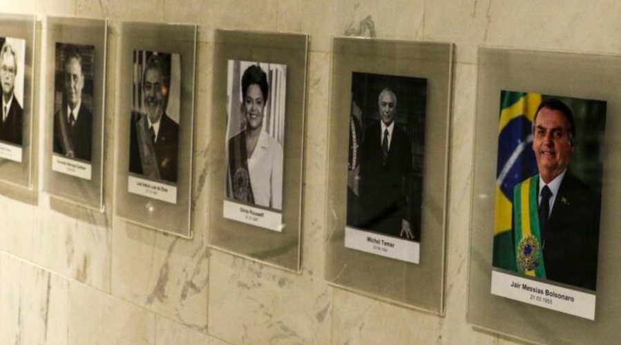Galeria de ex-presidentes da República (Foto: Reprodução)