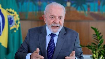 Luiz Inácio Lula da Silva (PT), presidente da República, durante entrevista no Palácio do Planalto (Foto: Reprodução/CNN)