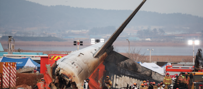 Acidente aéreo na Coreia do Sul (Foto: Reuters)