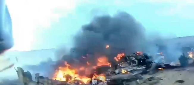 Rescue operation underway after Azerbaijani passenger plane crashes near Kazakh city of Aktau. Imagem: Anadolu Agency. Reuters Connect