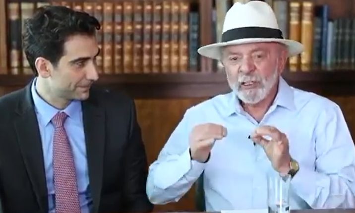 Gabriel Galípolo, futuro presidente do Banco Central, ao lado de Luiz Inácio Lula da Silva (Foto: Reprodução/redes sociais)