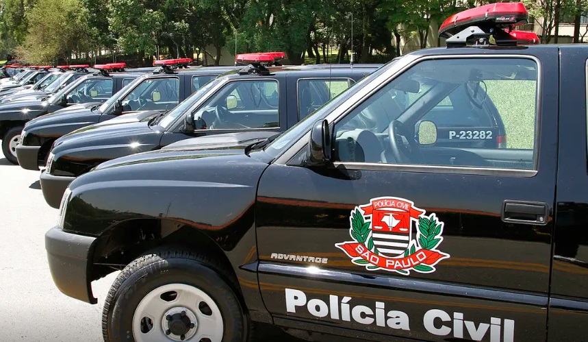 Viaturas da Polícia Civil de SP (Foto: Ciete Silvério/Governo do Estado de São Paulo)
