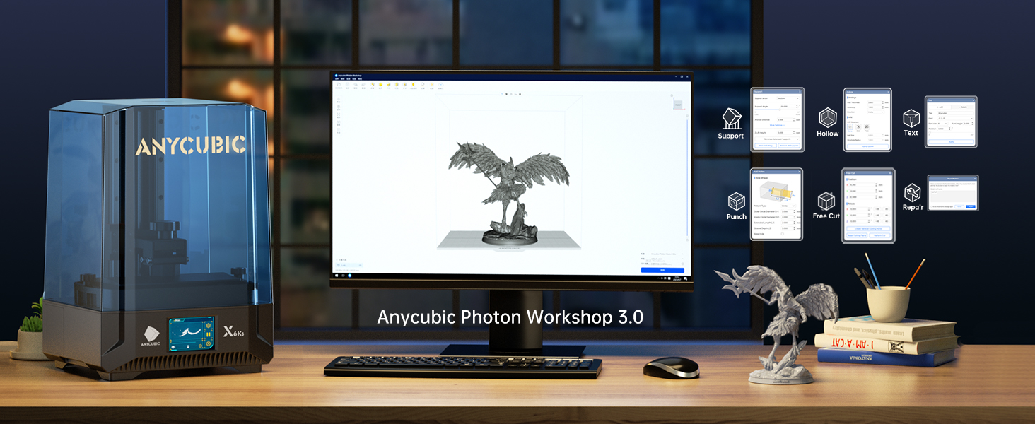 Impressora 3D de resina 6K/ Reprodução Amazon