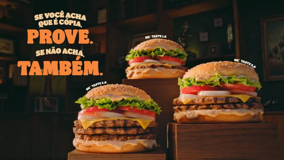 BK Taste: Burger King dá lanche “à la McDonald's” de graça para