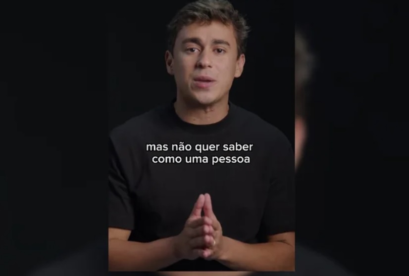 O deputado federal Nikolas Ferreira (PL-MG), em vídeo que viralizou nas redes sociais (Foto: Reprodução/Instagram)