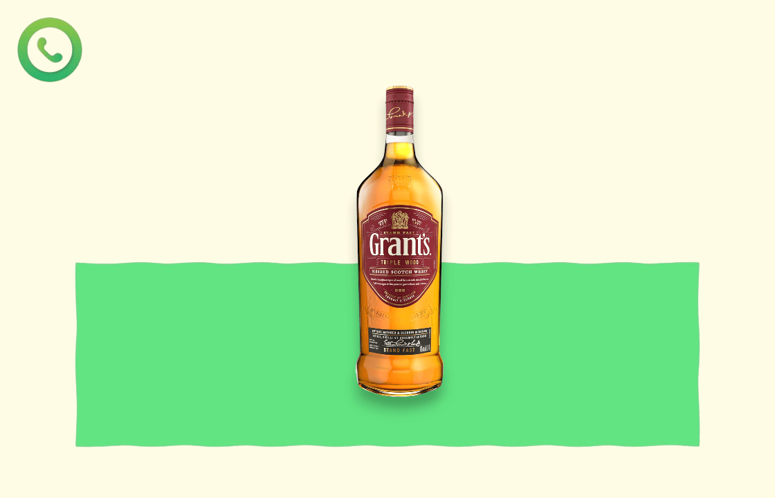 Saboroso e em conta: Whisky escocês Grant's 8 anos está com 10% de