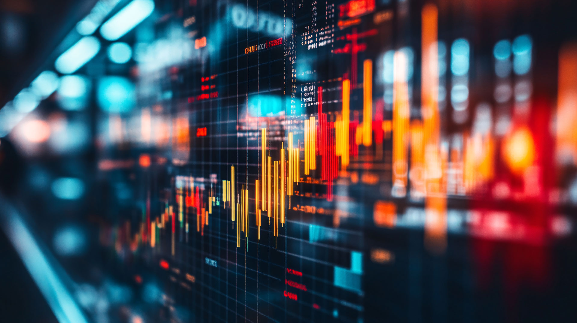 Gráfico vermelho indica movimentação negativa para o mercado financeiro