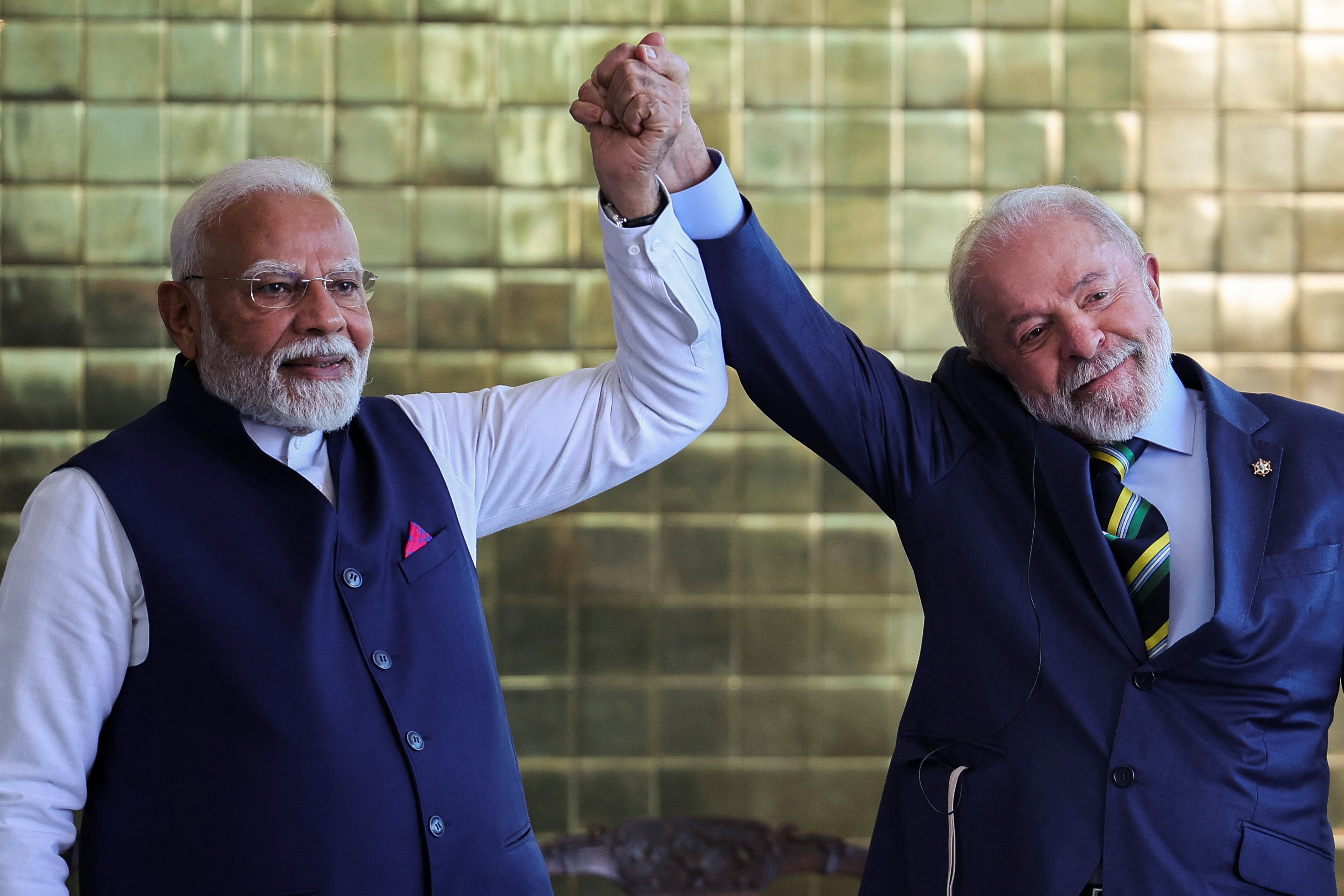 Narendra Modi e Luiz Inácio Lula da Silva