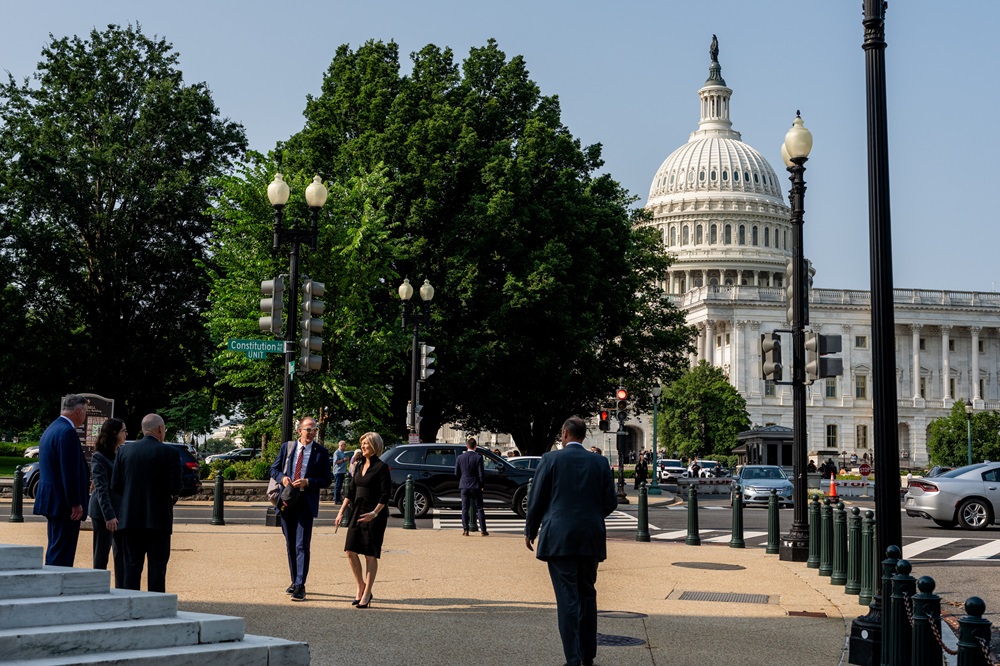 O Capitólio dos EUA em Washington, DC, em 11 de junho. Fotógrafo: Eric Lee/Bloomberg

