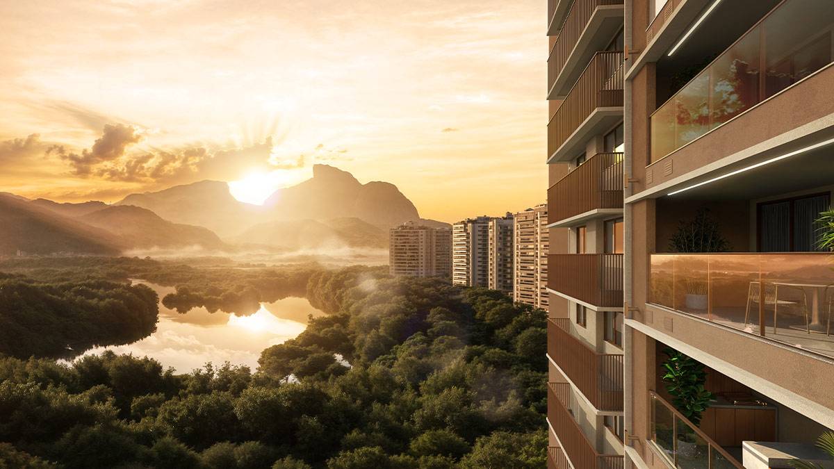 detalhe da fachada do Ed. Pedra da Gávea Endless Península: Apartamentos e Coberturas de 2 a 4 Qts detalhe da fachada do Ed. Pedra da Gávea Endless Península: Apartamentos e Coberturas de 2 a 4 Qts