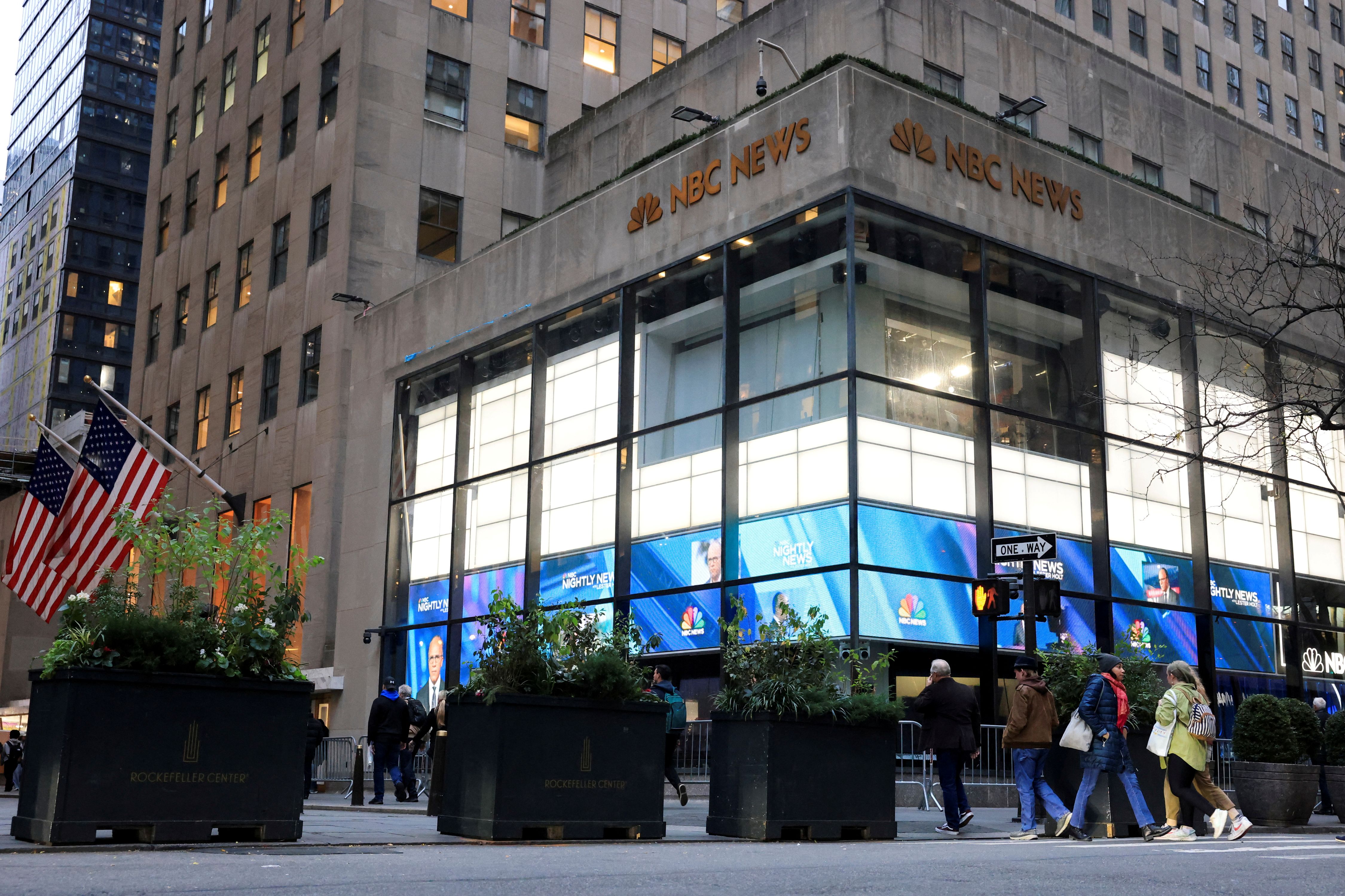 Prédio da NBC News em Nova York 20/11/2024 REUTERS/Kent J Edwards