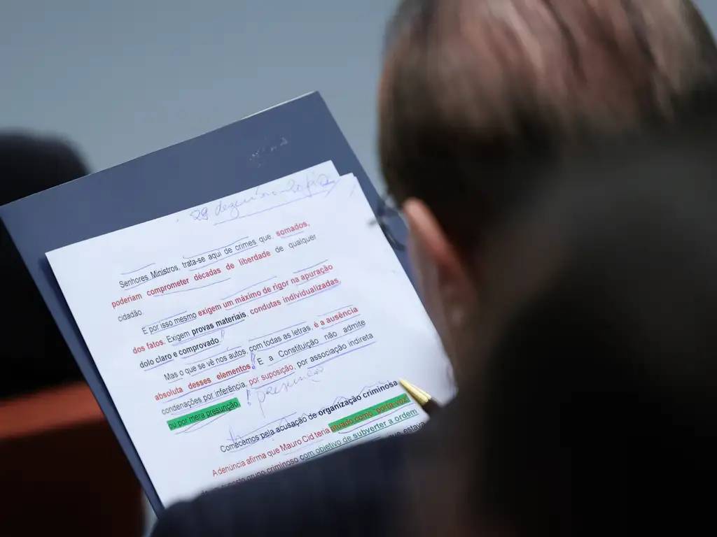 Brasília (DF) 02/09/2025 - STF inicia o julgamento de Bolsonaro e de mais sete réus da trama golpista Foto: Fabio Rodrigues-Pozzebom/ Agência Brasil
