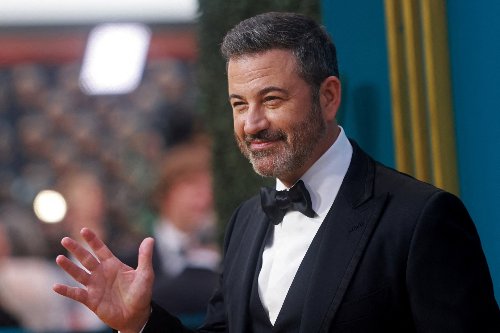 Jimmy Kimmel chega ao 74º Primetime Emmy Awards realizado no Microsoft Theater em Los Angeles, EUA, em 12 de setembro de 2022. REUTERS/Aude Guerrucci