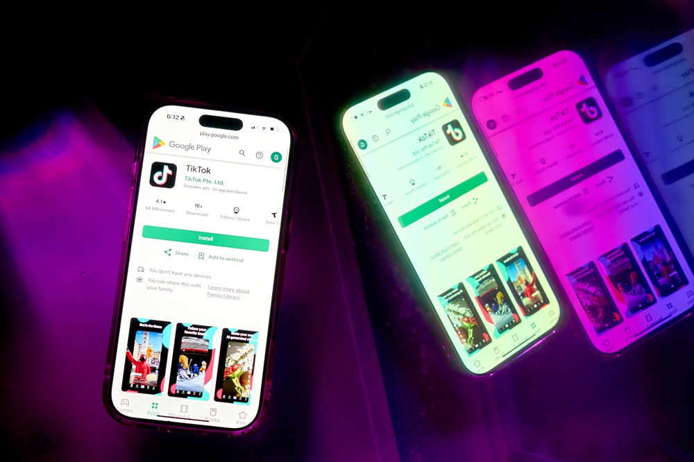 Página do aplicativo TikTok na Google Play Store.

Fotógrafa: Gabby Jones/Bloomberg