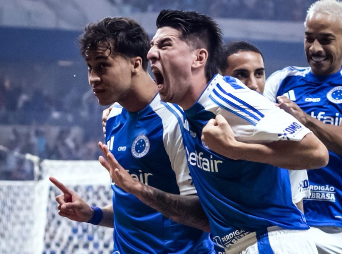 Jogadores do Cruzeiro (Foto: X/Cruzeiro - Gustavo Aleixo)