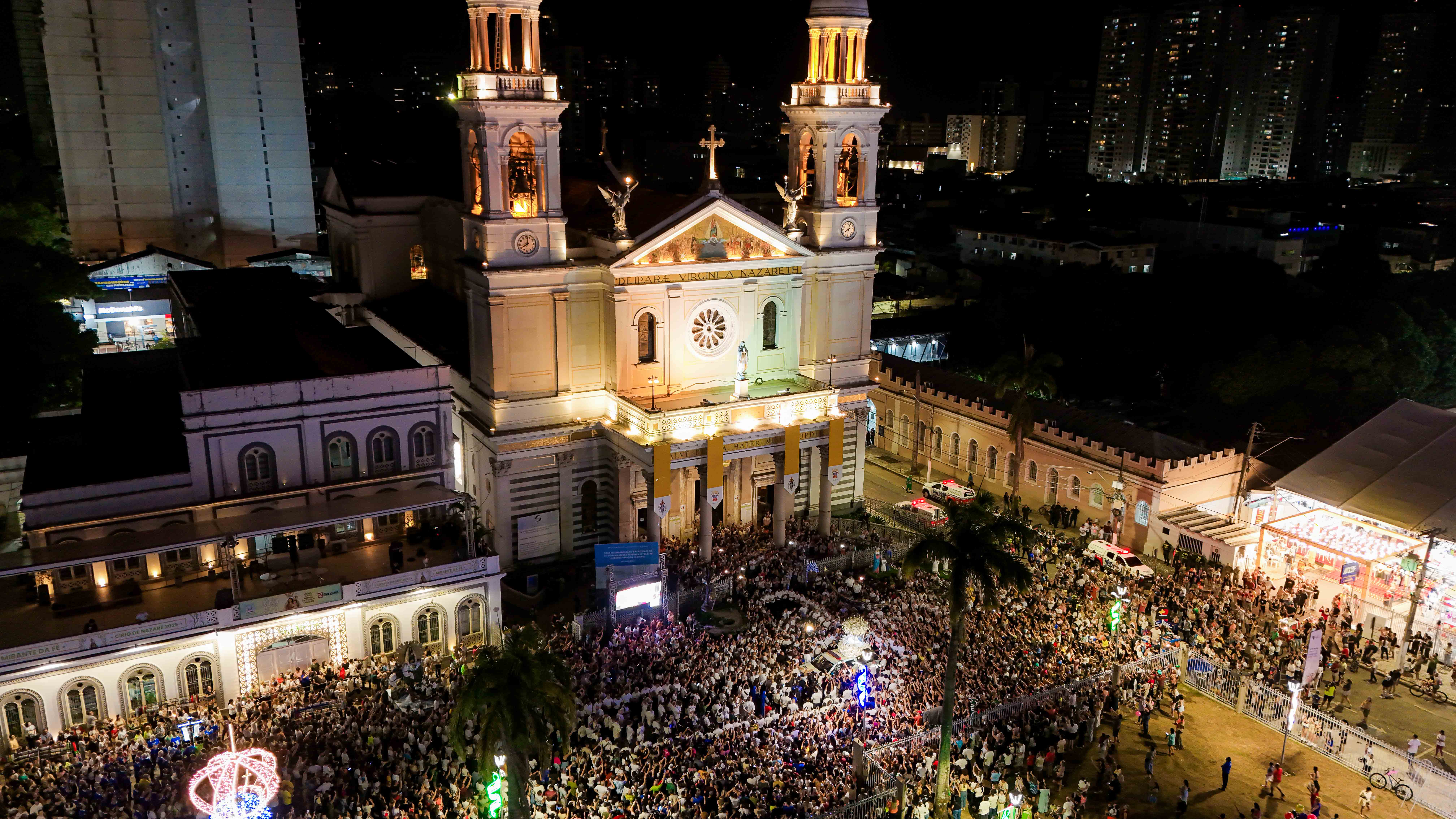 Primeiras romarias do Círio de Nazaré 2025 em Belém-PA (Foto: Alexandre Costa / Agência. Pará)