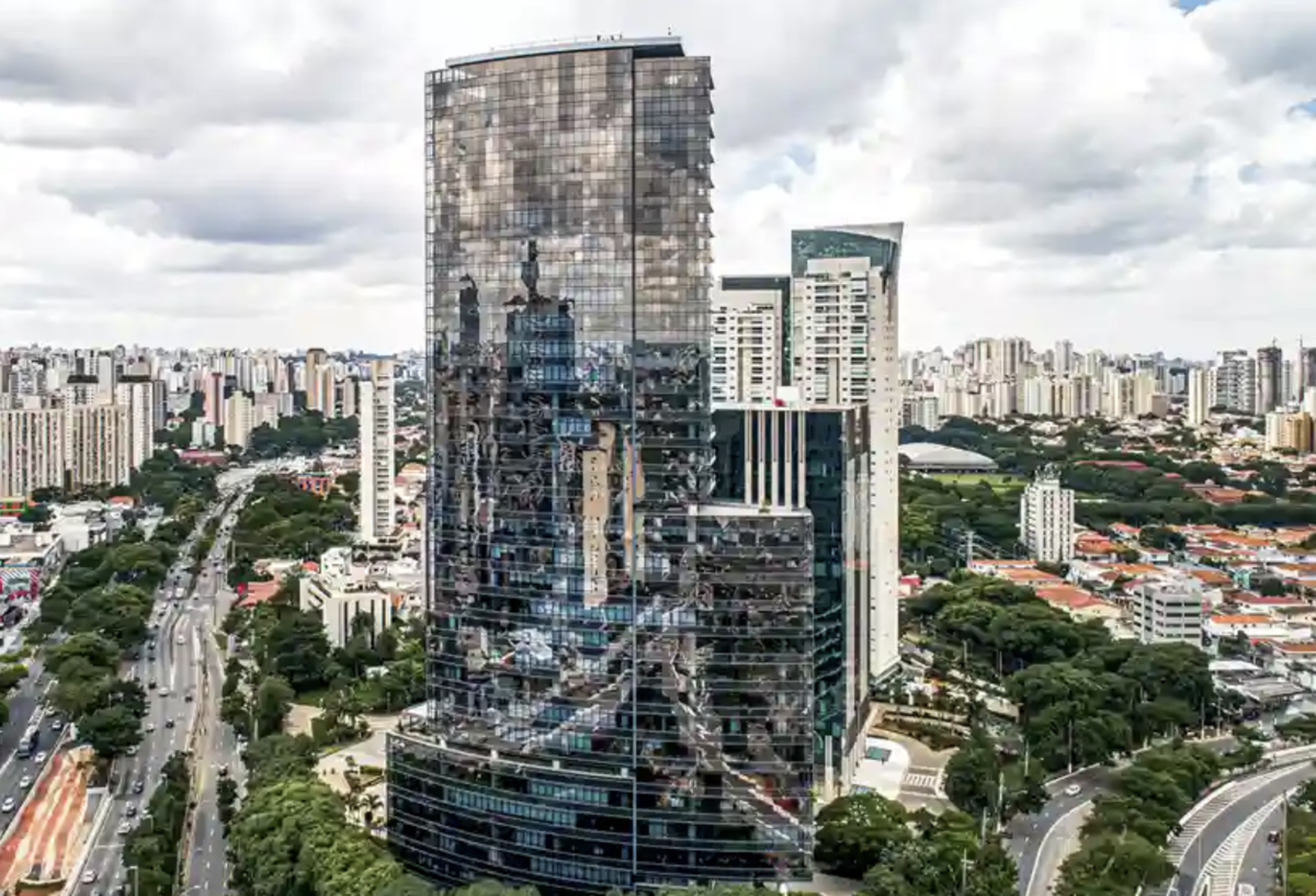 Edifício Berrini One, em São Paulo. Foto: Divulgação.