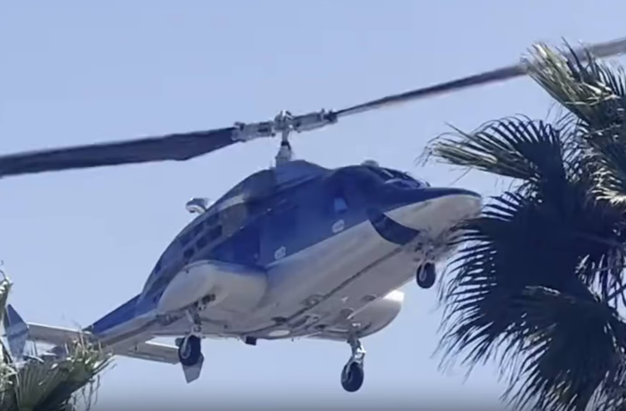 Helicóptero cai em praia no Sul da Califórnia; 5 pessoas ficaram feridas