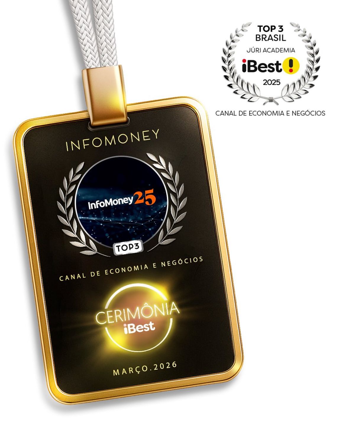 InfoMoney fica no Top 3 na categoria Canal de Economia e Negócios do prêmio iBest