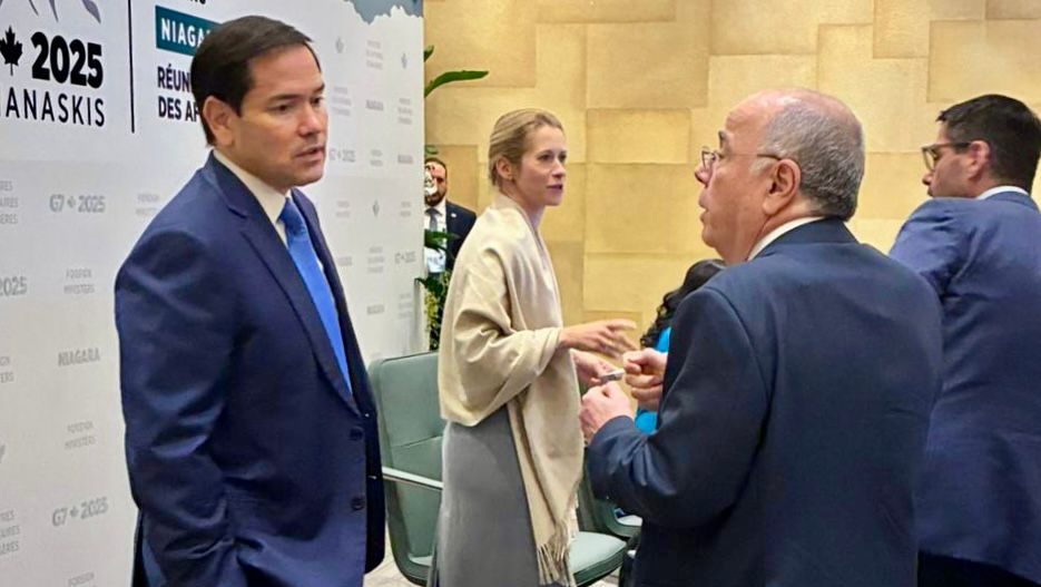 Mauro Vieira e Marco Rubio no Canadá