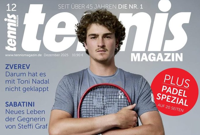 João Fonseca é capa da alemã Tennis Magazin: “A próxima superestrela do circuito”