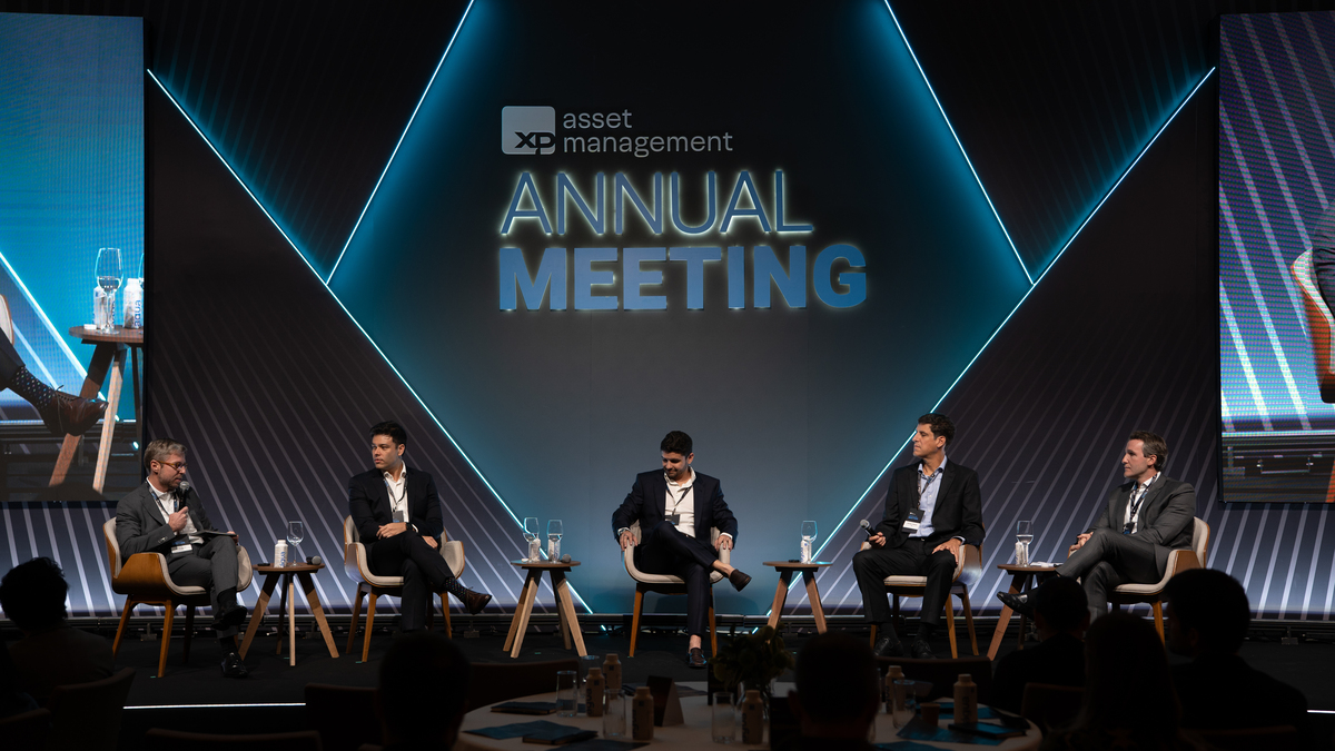 Painel sobre FIIs no XP Annual Meeting. Foto: Divulgação.