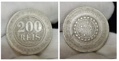 Moedas republicanas de 200 réis