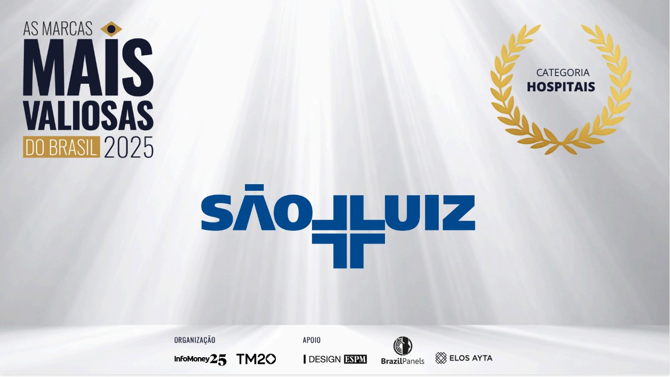São Luiz entre As Marcas Mais Valiosas do Brasil em 2025. Arte: InfoMoney