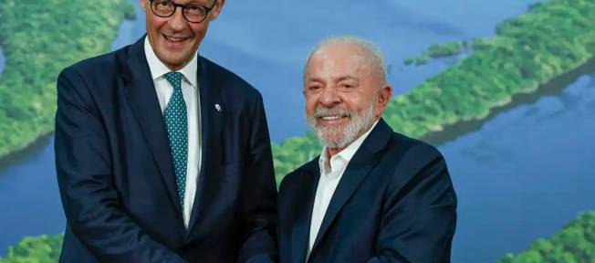 Lula e chanceler da Alemanha Friedrich Merz