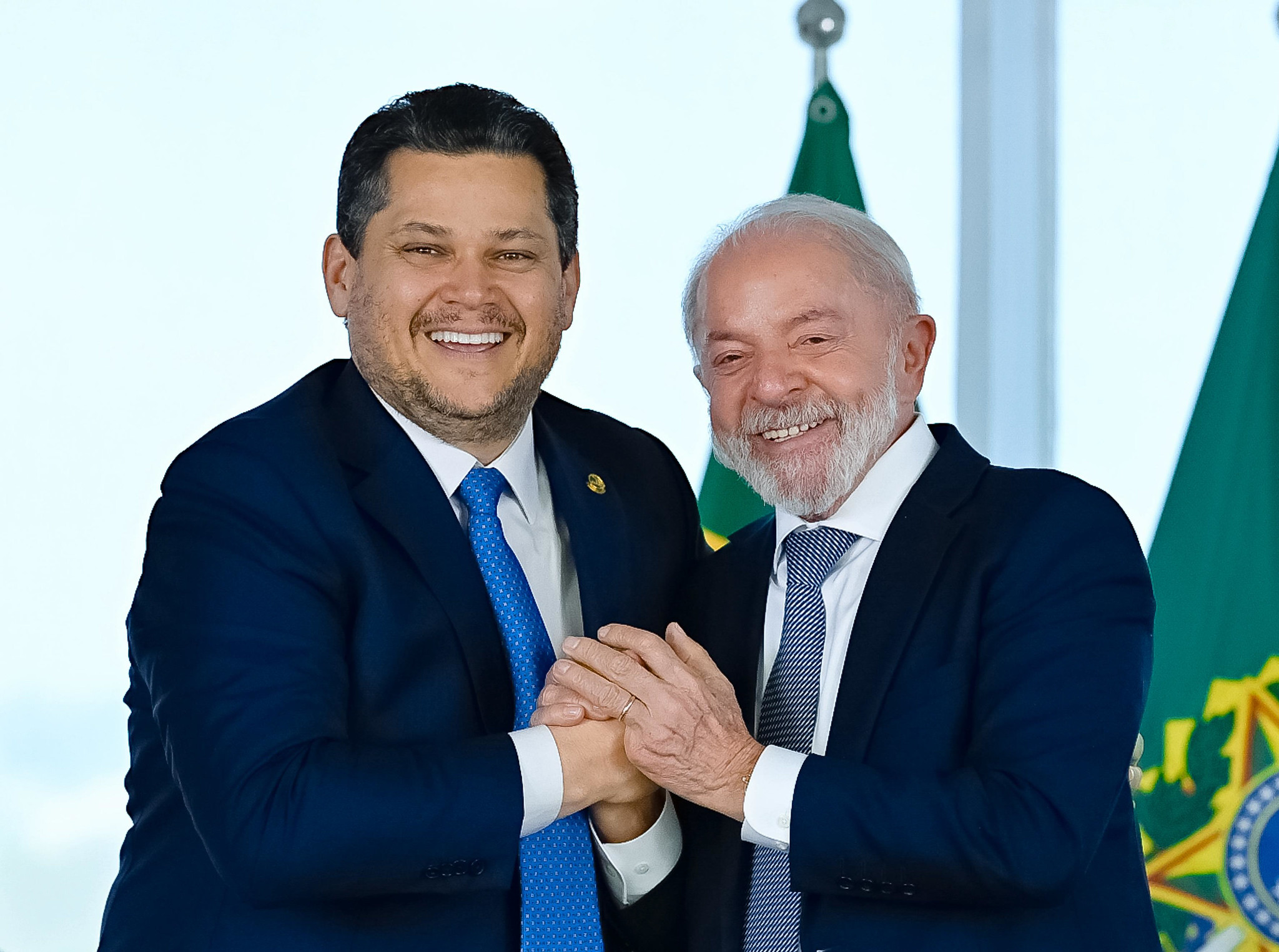Lula e Davi Alcolumbre